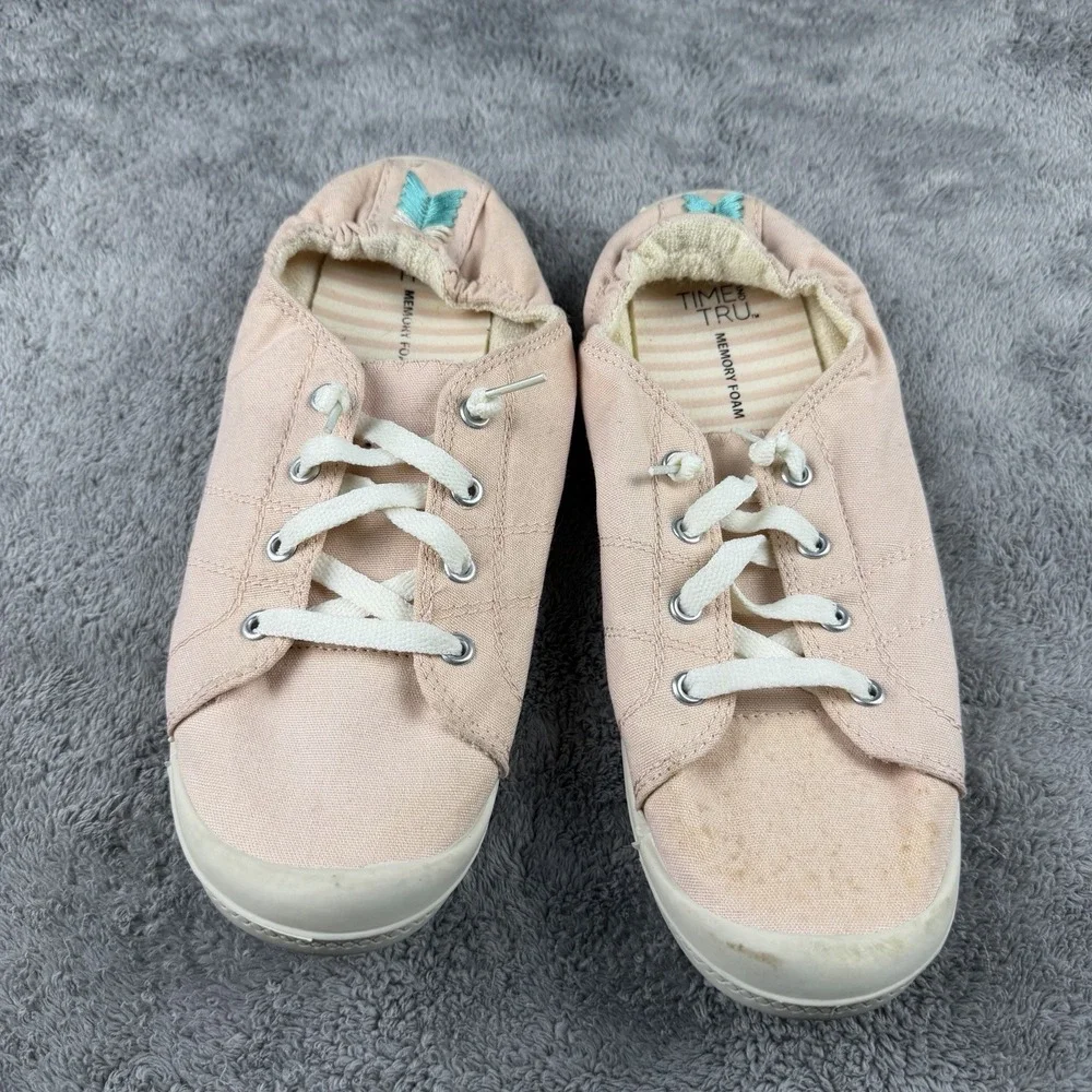 Time and Tru Light Memory Foam Shoes Womens 10 Pink‎